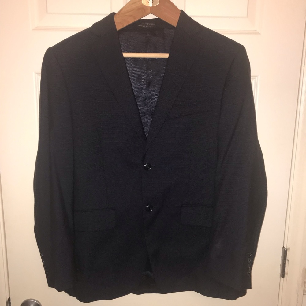 Dark blue men’s suit